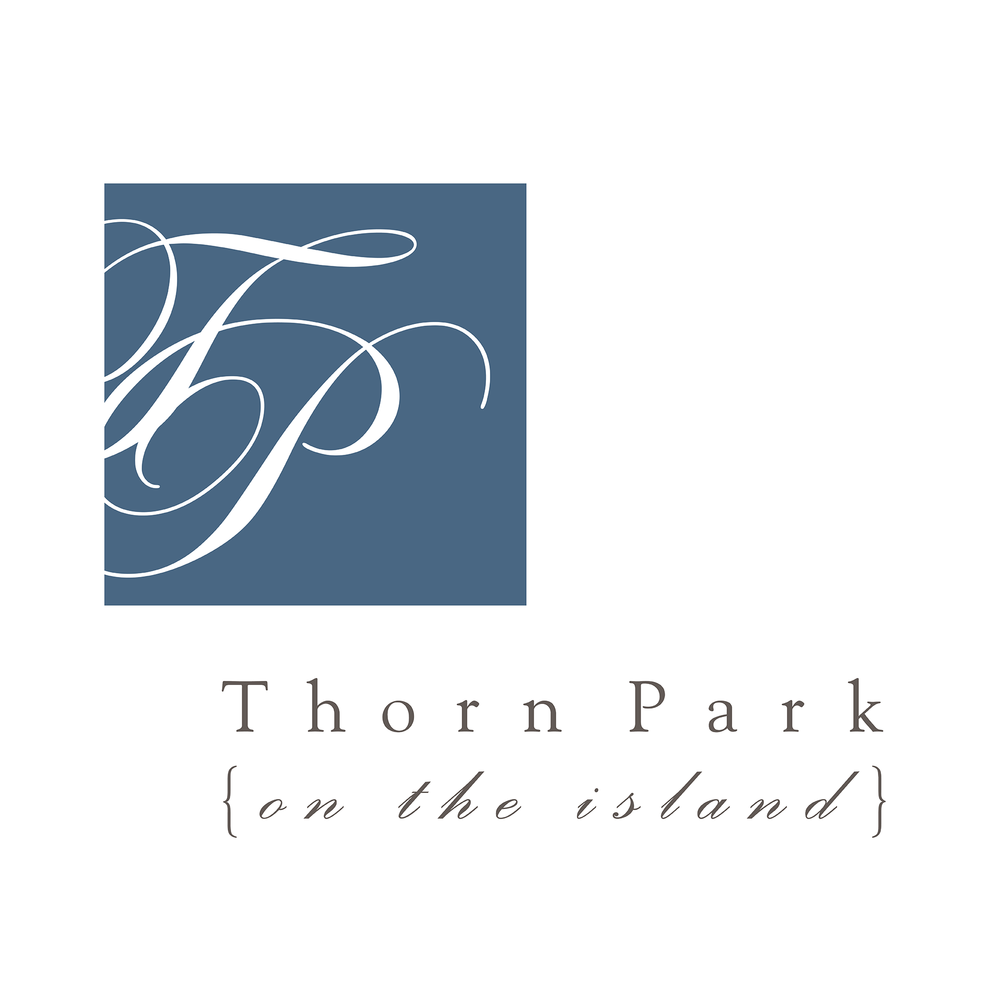 Thorn Park -on the island logo